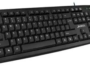JEDEL USB Keyboard UK layout Full Size Desktop Laptop