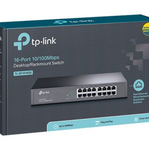 TP-LINK SWITCH TL- SF1016D 16 PORT 10/100M RACK MOUNT