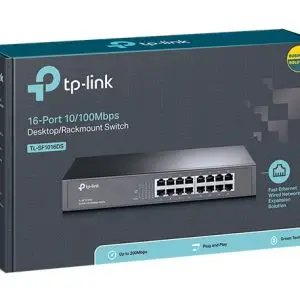 TP-LINK SWITCH TL- SF1016D 16 PORT 10/100M RACK MOUNT