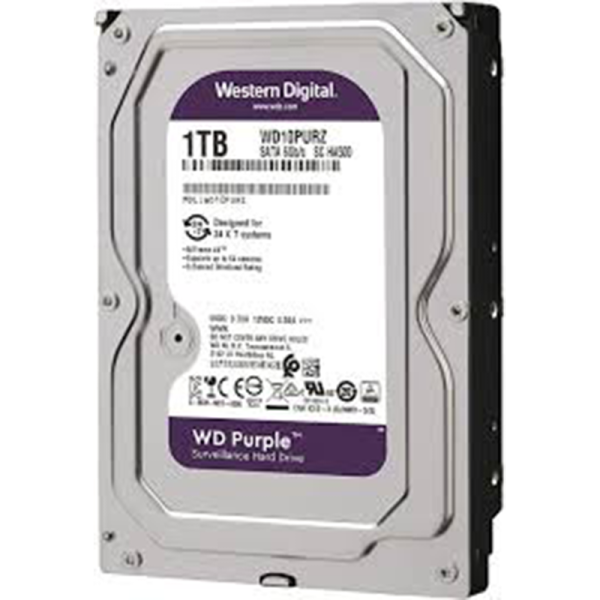 Western Digital WD Purple 1TB Surveillance Hard Disk Drive - Image 2