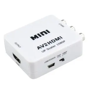 Mini AV2HDMI Composite RCA CVBS AV to HDMI Converter Adapter