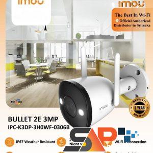 IMOU IPC-K3DP-3H0WF-0306B BULLET 2E FULL COLOR CAMERA (2Y)