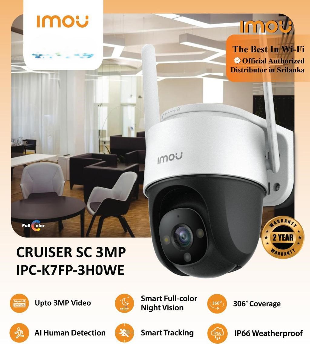 IMOU IPC-K7FP-3H0WE CRUISER SC 4MP CAMERA (2Y)