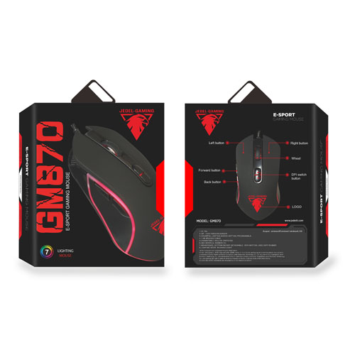 JEDEL GM870 Gaming Mouse (6MW)-5