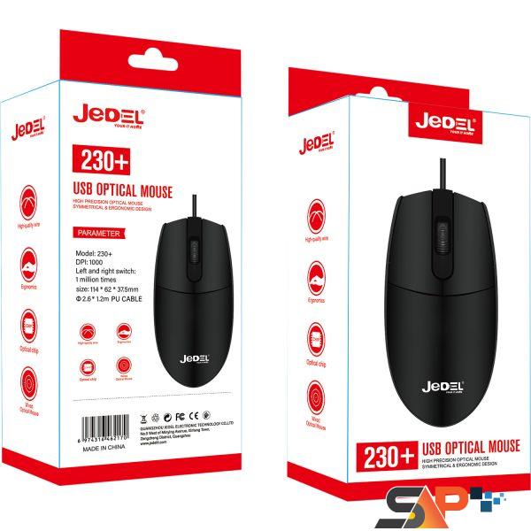 Jedel 230+ USB Optical Mouse (6MW)