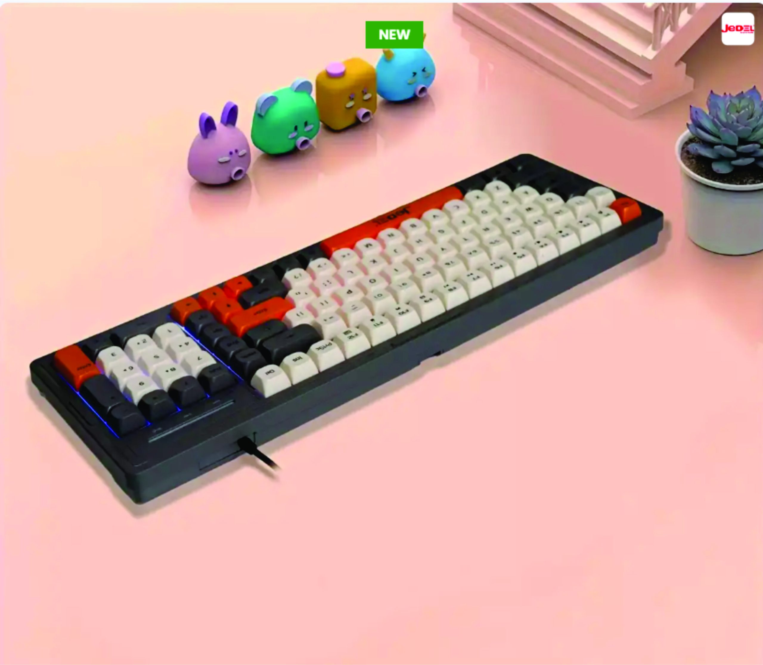 JEDEL K32 RGB Gaming Wired Keyboard (6MW)_1