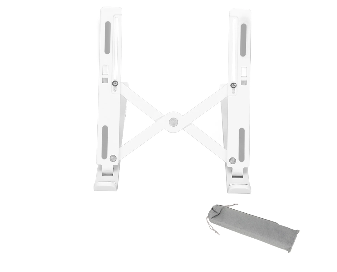 WHITE PLASTIC LAPTOP STAND - Image 2