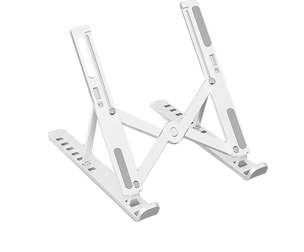 WHITE PLASTIC LAPTOP STAND - Image 3