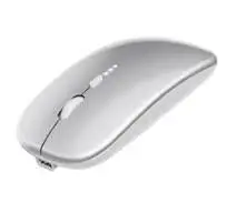 Ultra Thin 2.4G Grey 2 in1 Rechargable Wireless Mouse (6MW)