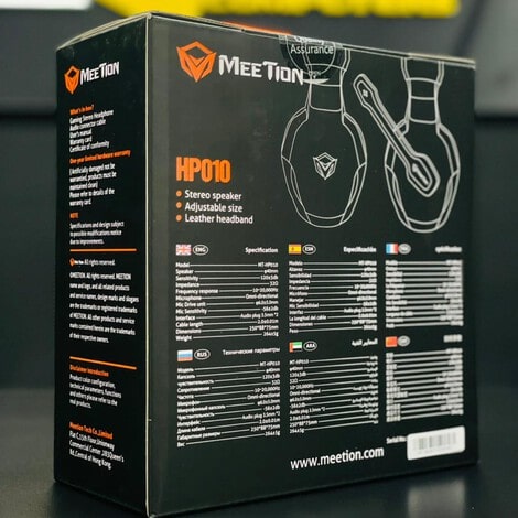 MEETION MT-HP010 WIRED GAMING HEADSET WITH MIC - Image 3