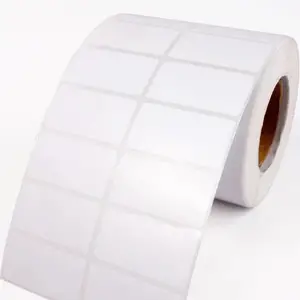 50mm X 25mm -Thermal Transfer Barcode Label Roll 4000 Pcs Stickers-2up