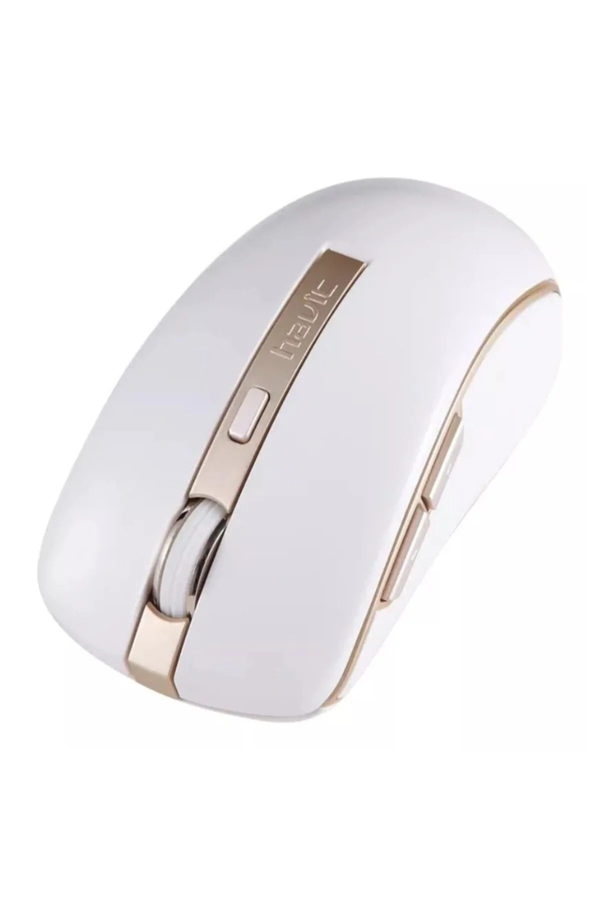 Havit Wireless Mouse-MS951GT-White+Gold - Image 2