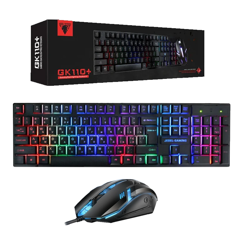 JEDEL GK110+ BRAND NEW RGB GAMING COMBO PACK