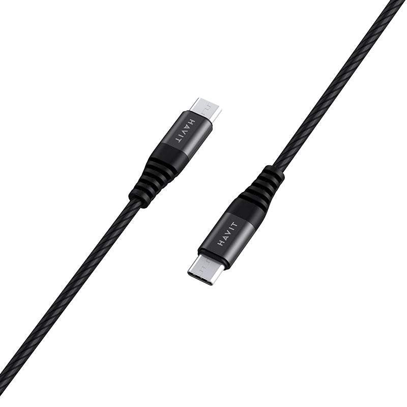 HAVIT CB6010 USB-C to USB-C Cable- Black - Image 2