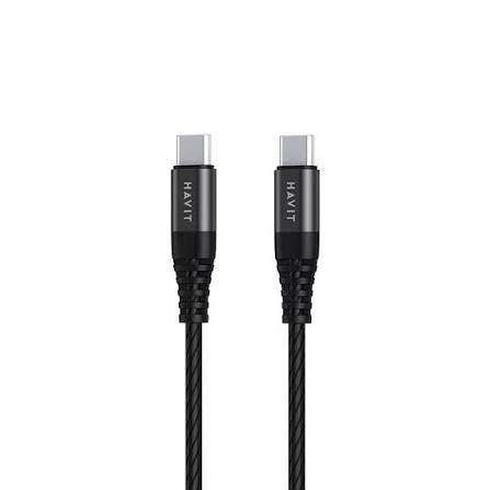 HAVIT CB6010 USB-C to USB-C Cable- Black